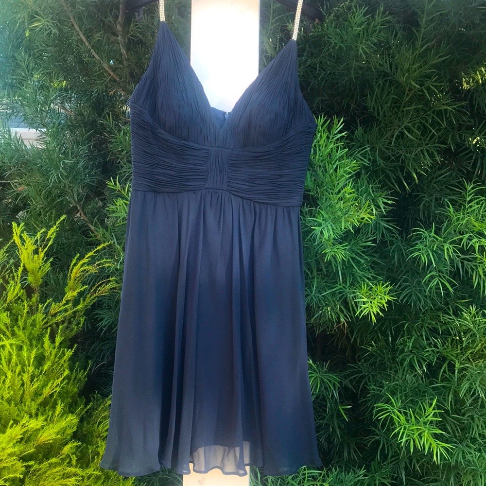 Escada Fancy Cocktail Silk chiffon dress. Sz 36